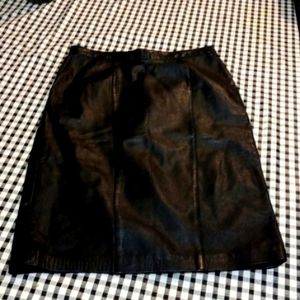 LEATHER SKIRT